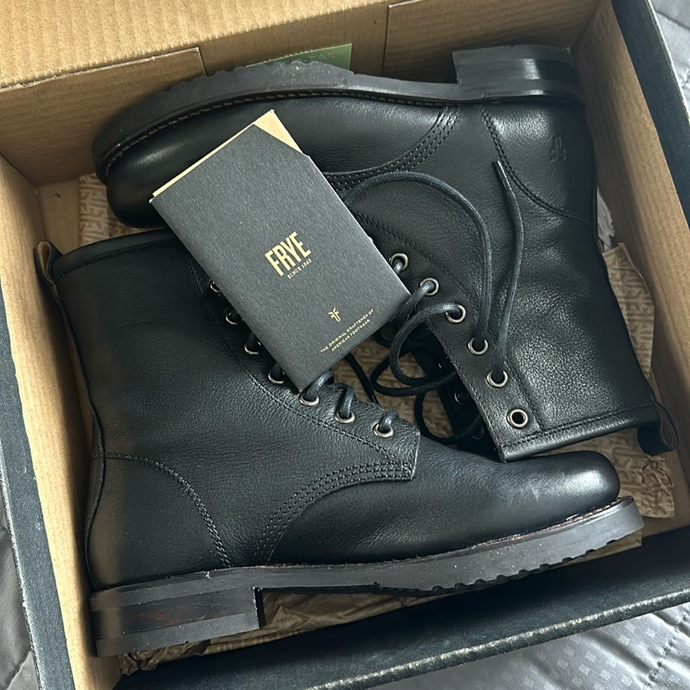 Women’s Frye combat boots